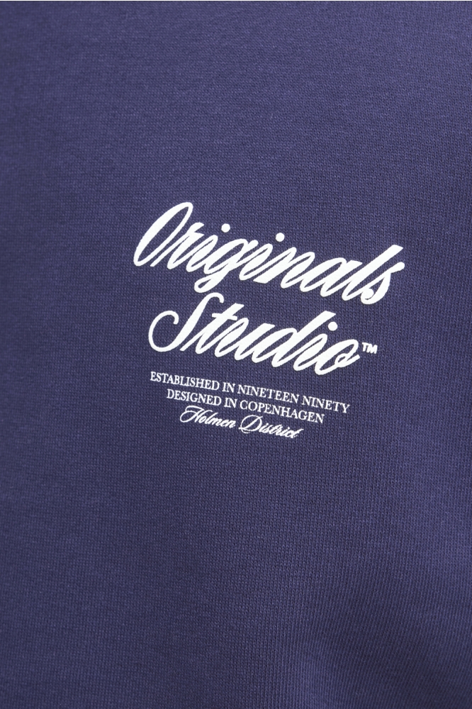 JORNORREBRO TYPO BACK SWEAT HOOD SN 12283054 Ocean Cavern